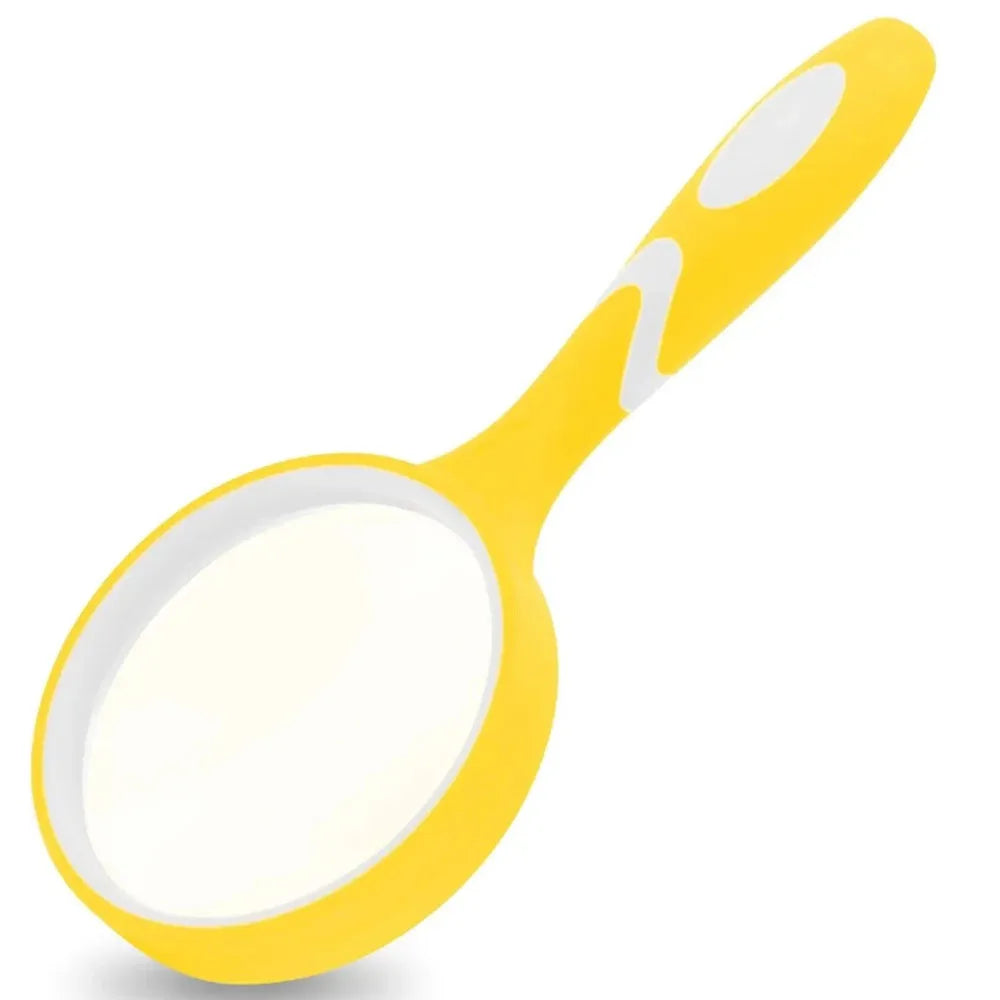 8X Handheld Magnifying Glass 50mm 75mm Rubber Handle