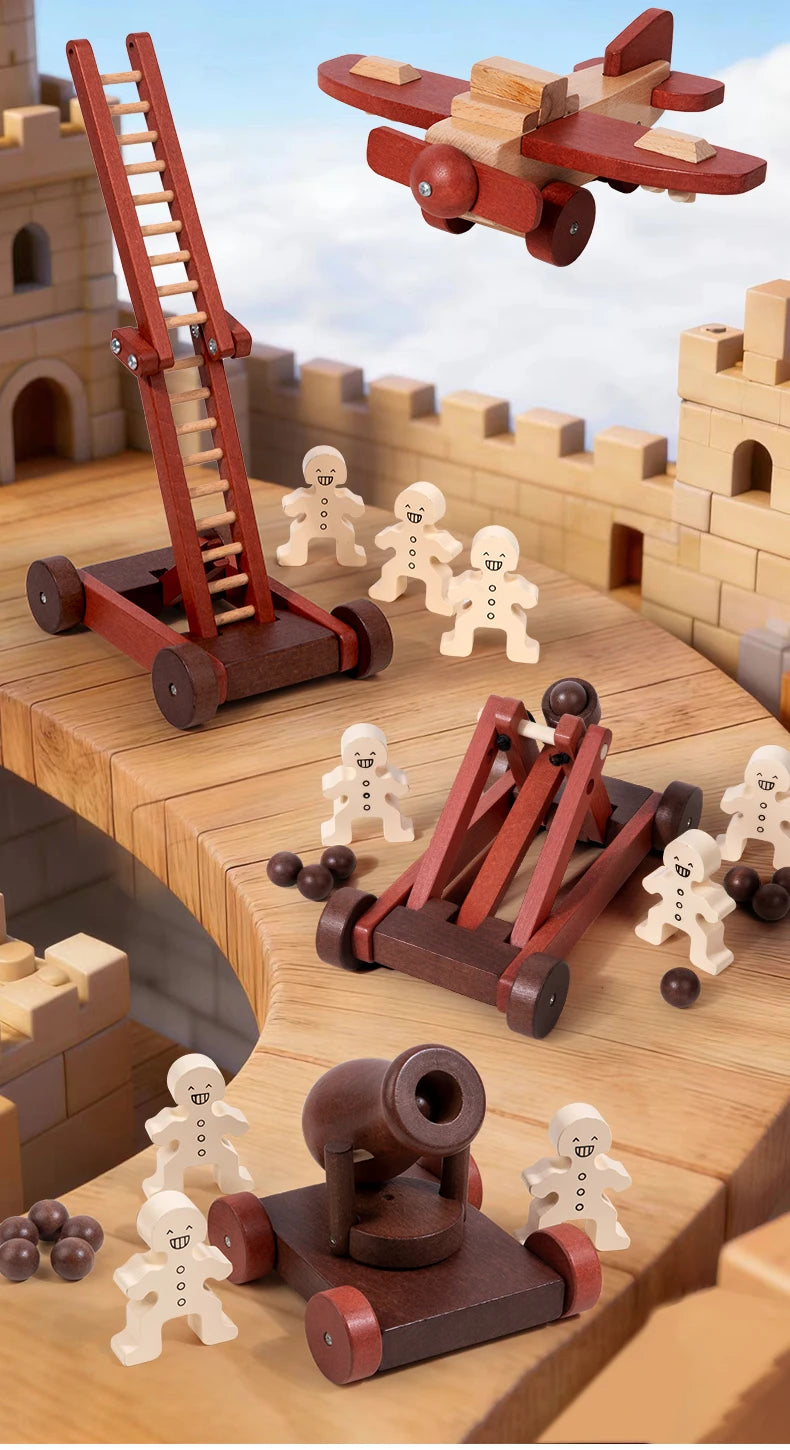 Wooden DIY Vehicle Assembly Toy Set