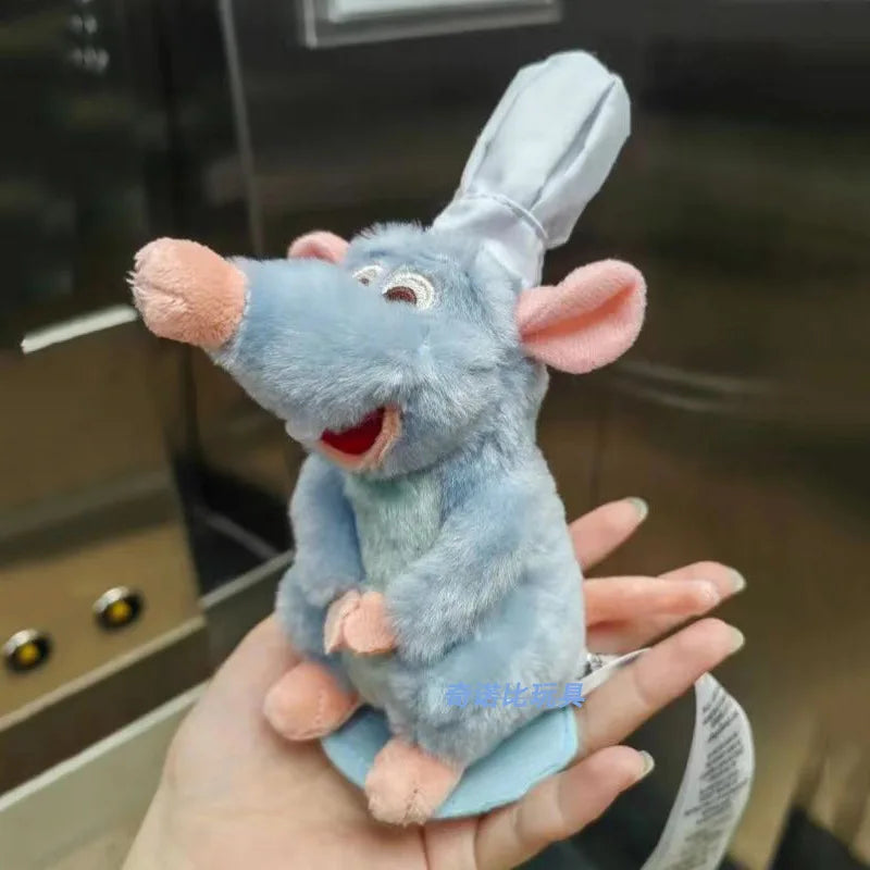 Anime Ratatouille Chef Remy Magnetic Plush Toy Room Decora Doll Kid Shoulder Plush Doll Decoration Headband Toys Christmas Gifts