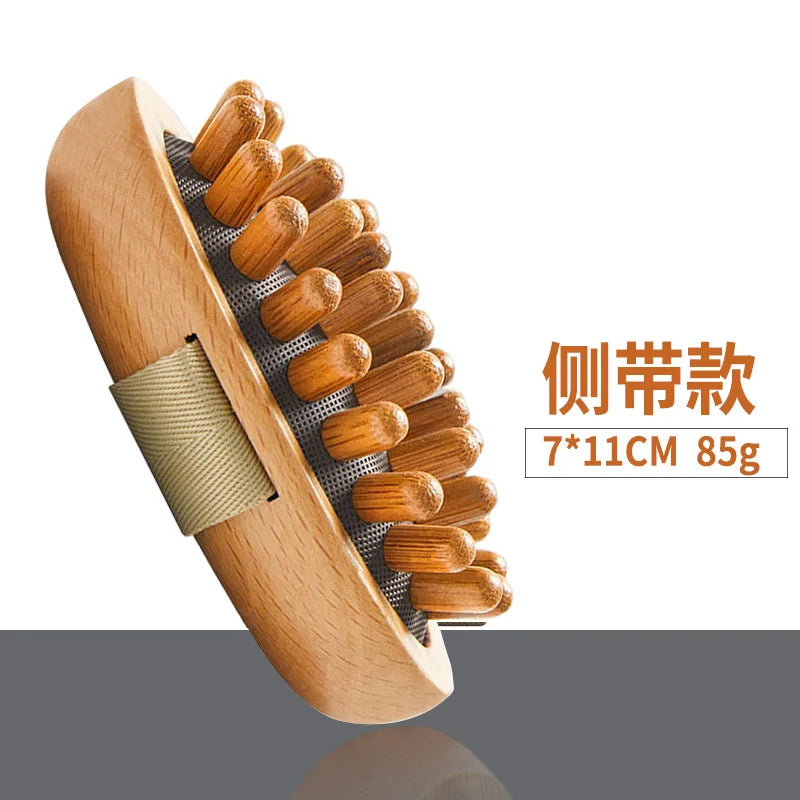 1pc Wood Air Cushion Body Meridian Massage Health Care Comb Brush Hairbrush Comb Scalp Hair Care Healthy Bamboo Comb