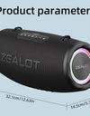 Outdoor Portable Wireless Bluetooth Speaker 80W High Volume Subwoofer Sound Performace IPX6 Waterproof Camping