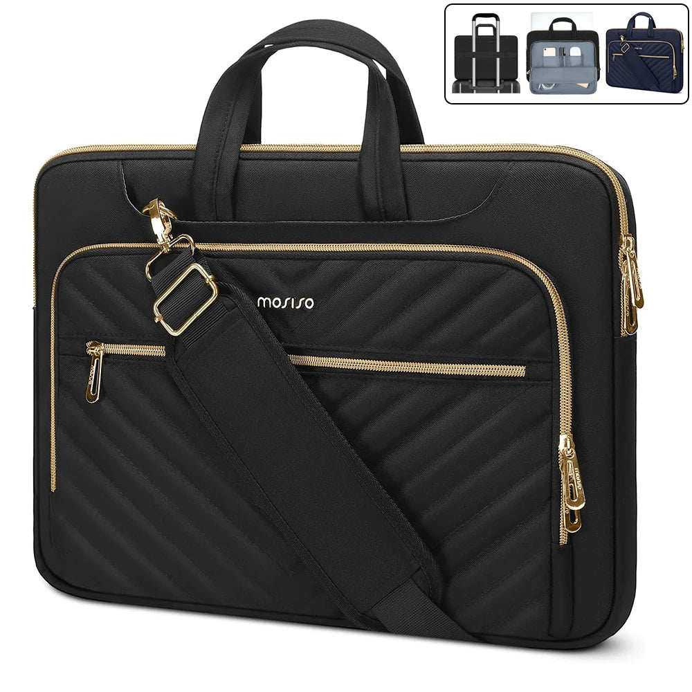 Laptop Bags 13 14 15 16 inch Notebook Bag for MacBook Air Pro M1 M2 M3 M4 Computer Handbag Briefcase Women Men Work Bag Sleeve