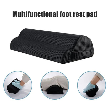 1Pc Foot Rest for Under Desk at Work-Ergonomic Design Foot Stool for Fatigue with Memory Foam,Non Slip Bead,Washable