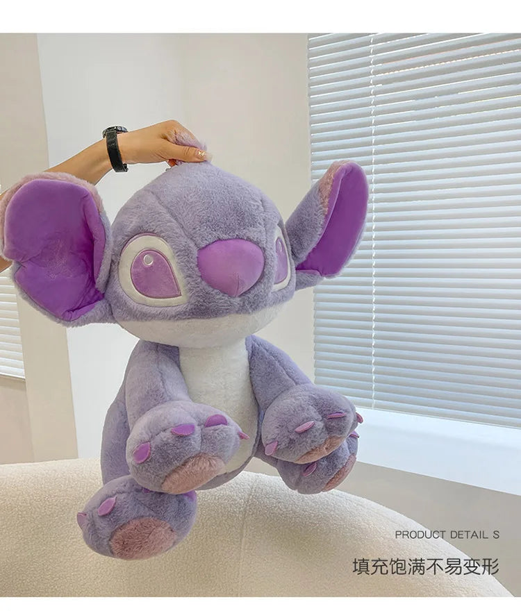 Disney Cartoon Purple Stitch Doll Star  Kawaii Plush Toy Girl's Birthday Doll Girlfriend Valentine's Day Gift 25cm/30cm/45cm