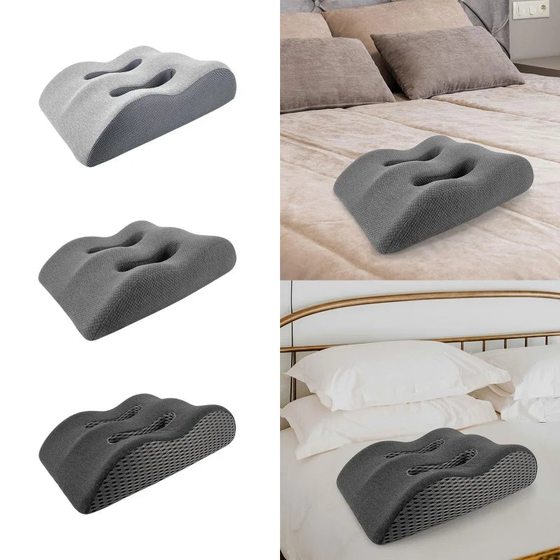 Memory Foam Leg Foot Raiser Pillow Support Cushion Massage Support Body Pillow For Pregnant Ergonomic Leg Elevation Pillow