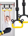 Gymnastic Rings Pull up Handle Rings with Adjustable Straps Chlidren Adult Home Fitness Equipment Workouts Strength Training