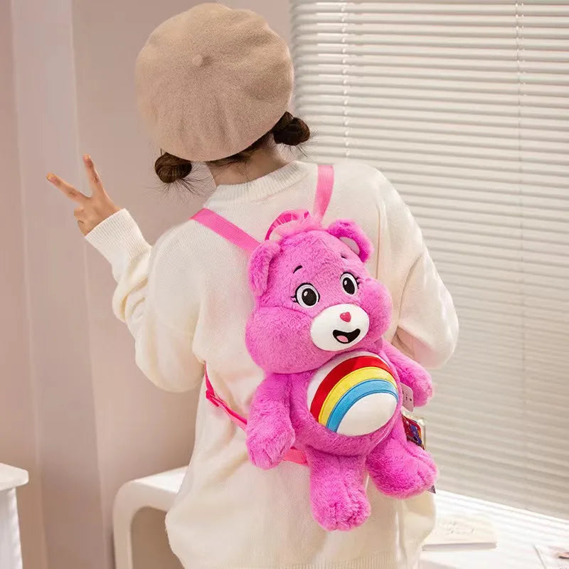 Kawaii Plush Bear Backpack Soft Shoulder Bag
