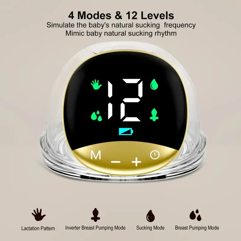 Wearable Hands-free Device Auto Suck 180ml Bottles Silicone Free Care Single Wearable Milk  Breastfeeding Breast Pump