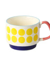 Japanese Flower Coffee Mug Set Retro Ceramic Milk Oats Mug Office Water Handgrip Cup Kitchen Party Drinkware Set 300ml