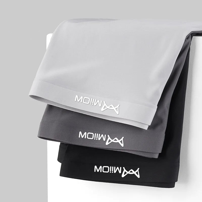 3-Pack Men’s Ice Silk Graphene Boxer Shorts – Summer Thin, Breathable & Cool Underwear (Sizes L-4XL)