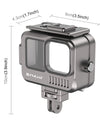 For GoPro Hero11 HERO10 HERO9 Black 40m Waterproof Housing Aluminum Alloy Protective Case Sport Camera Diving Cover Case