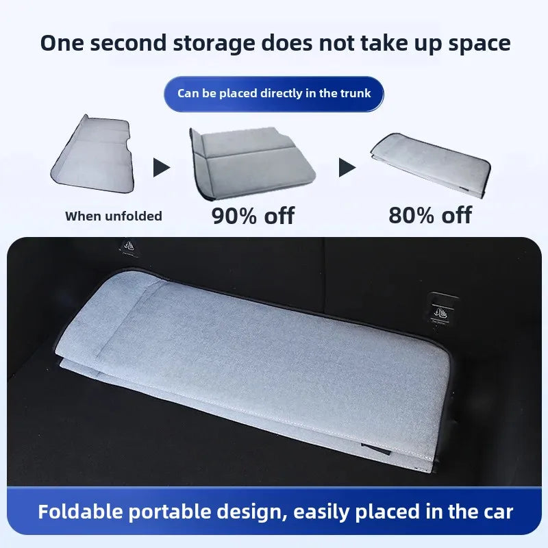Universal Car Travelling Bed Thickened SUV Back Seat Folding Sleeping Pad Non-Inflatable Camping Accommodation Transport Bed