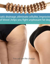 Curved Wood Roller for Stomach Cellulite,Wooden Therapy Massage Tool for Body Shaping,Wood Massager Stick for Lymphatic Drainage