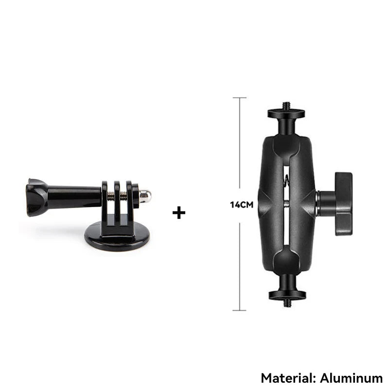 Action Camera Bicycle Motorcycle Handlebar Mount Selfie Stick Bracket