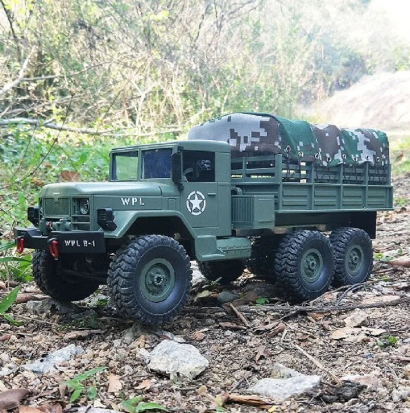 1 to 16 Scale 6WD Remote Control Off Road Military Truck
