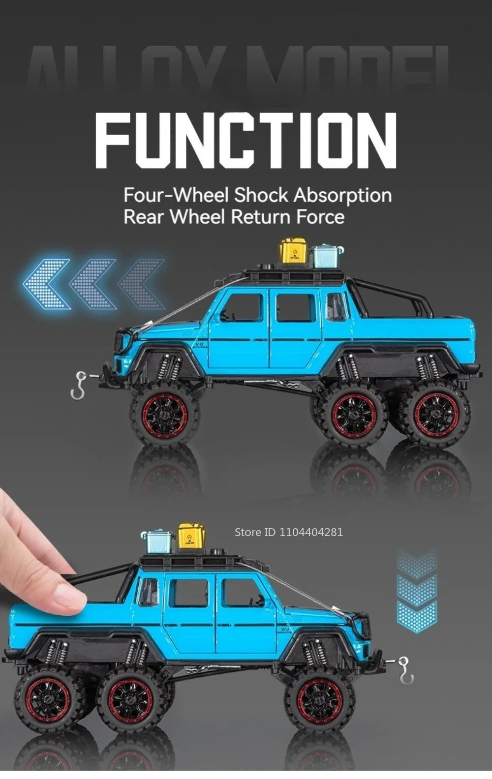 1:24 G63 G550 Diecast Alloy Miniature Model Toys Cars Sound Light Pull Back Doors Opened Off-road Vehicles Boys Birthday Present