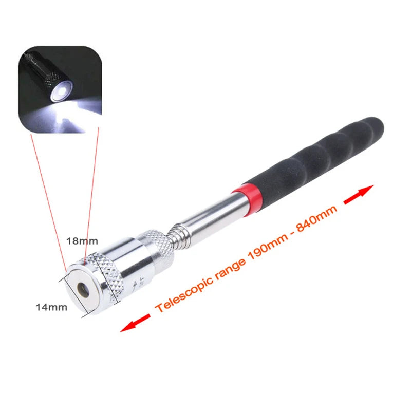 Mini Telescopic Magnetic Magnet Pen Handy Tools Capacity for Picking Up Nut Bolt Extendable Pickup Up Nuts Hand Tool