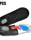 Shoes Insoles for Feet Arch Support Plantar Fasciitis Orthopedic Insole Men Silicone Shock absorbing Non slip Shoe Pads 2/4/6Pcs