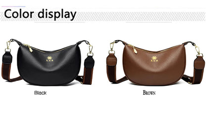 Women's Luxury Crossbody Bag High end Single Shoulders Bags Soft Lychee Pattern Underarm Bags Casual Dumpling Bag Totes