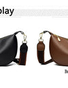 Women's Luxury Crossbody Bag High end Single Shoulders Bags Soft Lychee Pattern Underarm Bags Casual Dumpling Bag Totes