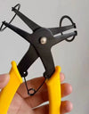 Circlip Pliers 2 in 1 Internal and External Dual Purpose Pliers External Spring Pliers Large Retaining Ring Removal Tool 1pcs