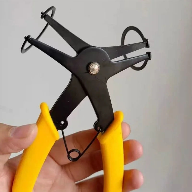 Circlip Pliers 2 in 1 Internal and External Dual Purpose Pliers External Spring Pliers Large Retaining Ring Removal Tool 1pcs