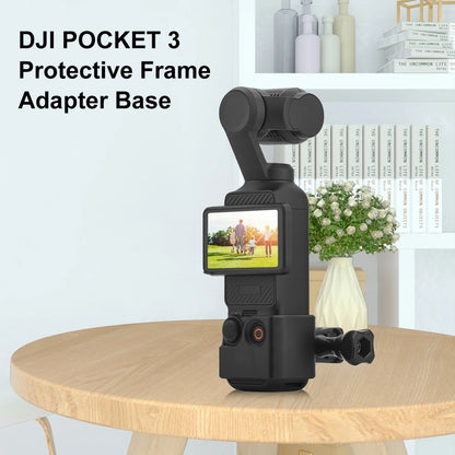 for DJI OSMO Pocket 3 Adapter Frame Expansion Bracket with 1/4 inch Hole