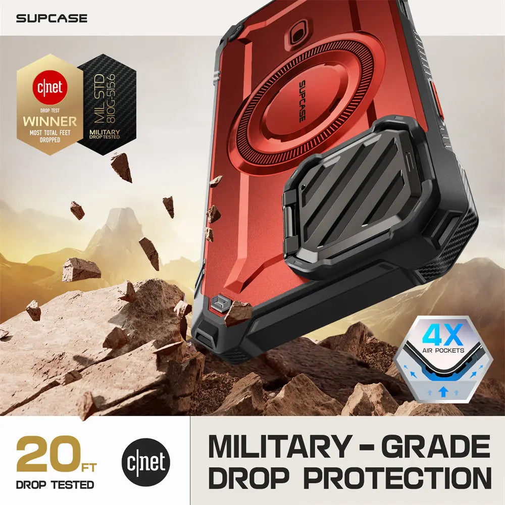For iPhone 16 Pro Case 6.3" 2024 UB Mag XT Heavy Duty Rugged Strong  Phone Case with Camera Cover