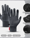 Cycling Gloves Black Autumn Winter Warm Touchscreen Nonslip Bike Gloves Motorcycle Gloves Men Outdoor Sports Running Women