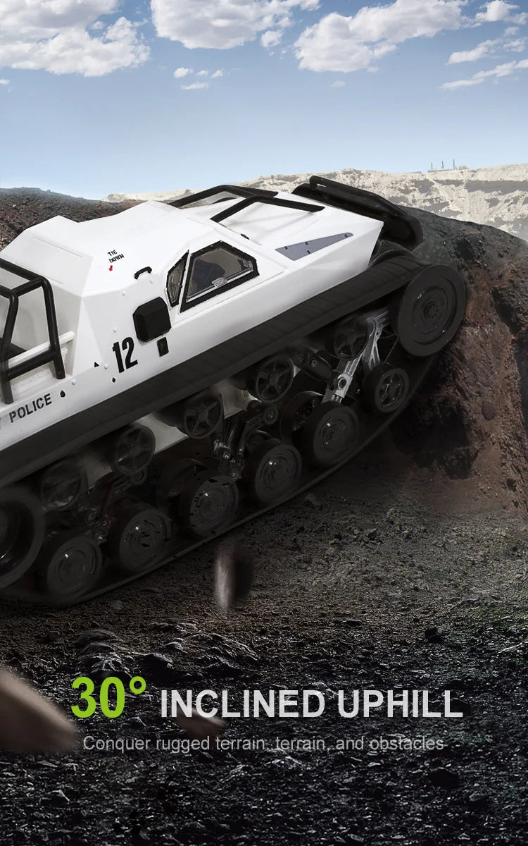 RC Car High-speed Electric Off-road Tank Stunt Car  Crawler Snow Climbing Remote Control Vehicle Toy gift