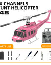 Uh-1 Huey Simulation 3d Six Way Aileron Free Reverse Flying Stunt Helicopter Electric Remote-Controlled Aircraft Model Toy