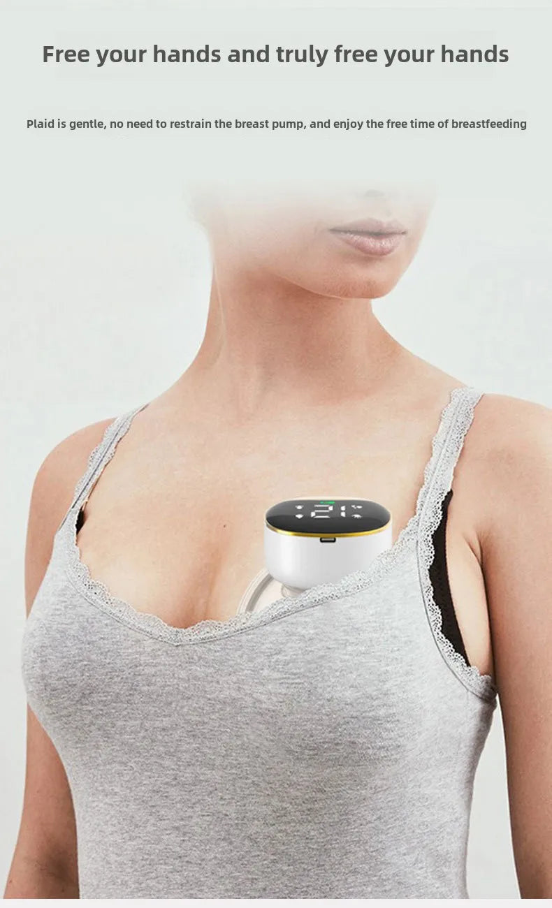 Wearable Hands-free Device Auto Suck 180ml Bottles Silicone Free Care Single Wearable Milk  Breastfeeding Breast Pump