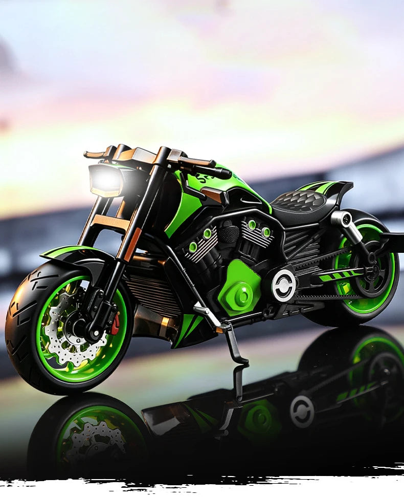 Diecast V Rod Night Rod Special Cruiser Motorcycle Model 1 to 10 Scale