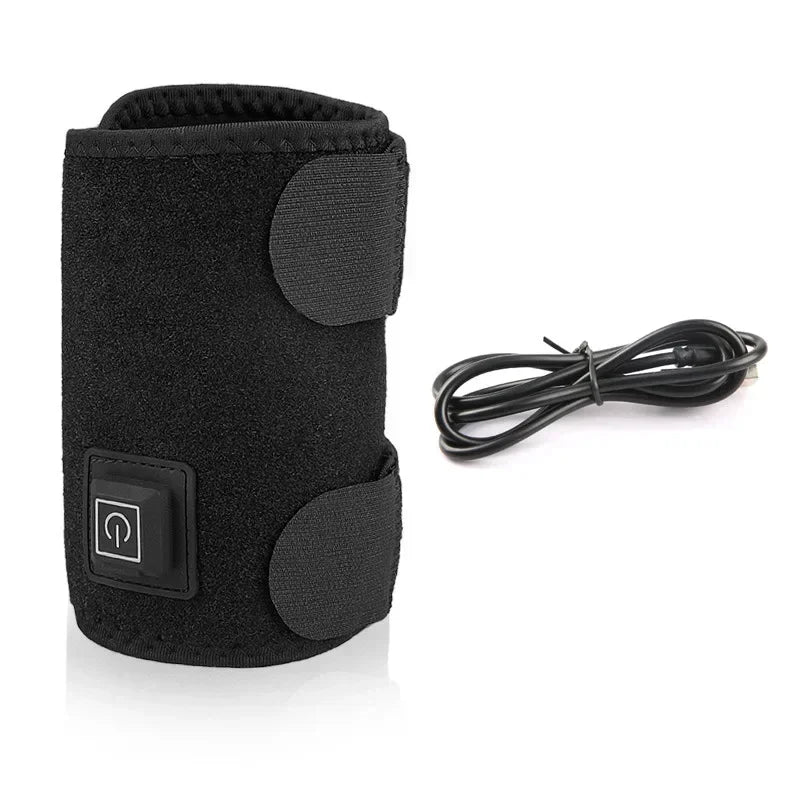 Electric Heated Knee Massager Brace Adjustable 3 Gear Temperature Elbow Protector Hot Compress Shoulder Protective Belt