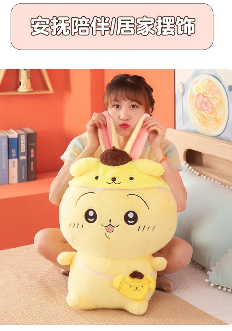 Cute Character Plush Toy Set Soft Stuffed Animal Doll