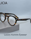 Retro Round Spectacle Luxury Acetate Eyewear Small Size Eyeglasses Optical Prescription Frames