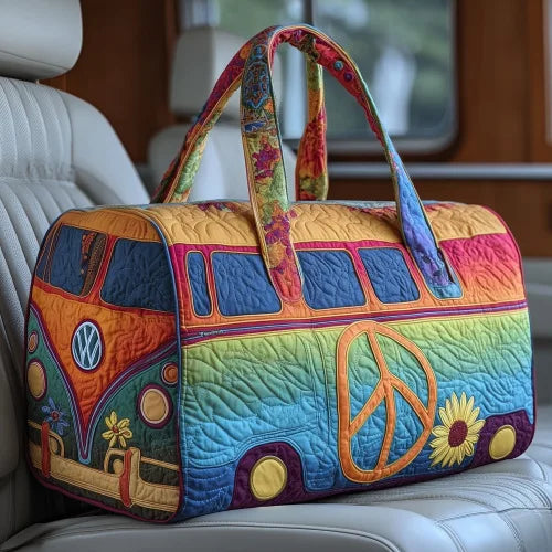 Adjustable Strap 3D Quilted Duffle Bag Large Capacity Sports Travel Tote
