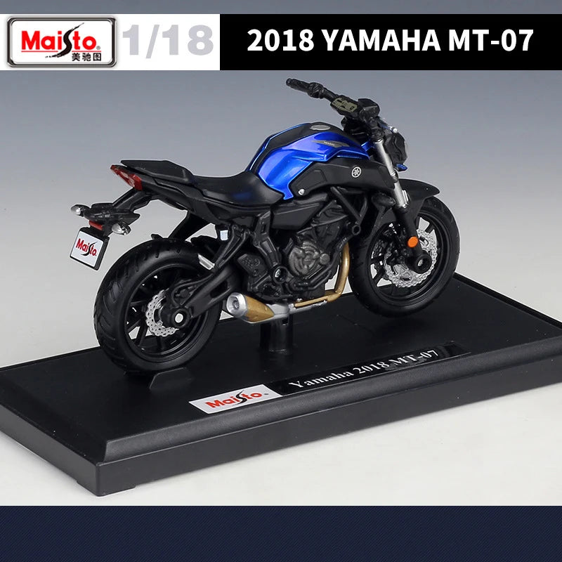 1 18 Scale Yamaha MT 07 2018 Diecast Motorcycle Model