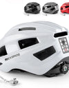 Bicycle Light Helmet MTB Road USB Warning Rear Light Cycling Helmet EPS PC Intergrally-molded Safety Bike Helmet