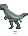1Pcs New  Dinosaur Foil Balloon Boys Animal Balloons Childrens Dinosaur Birthday Party Jurassic Decorations Balloon