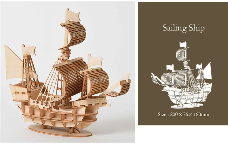 3D Wooden Puzzle Toys for  Adults Teens Animal Assembly Kit Decoration Animal Puzzle Games Home Office Creative Ornament
