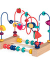 Montessori  Toys Wooden Roller Coaster Bead Maze Abacus Math Toys  Early Educational Toys for  1-3 Years
