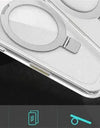 For iPhone 16 Case with Camera Control Capture Button UB Mag Stand Series Shockproof Protective Magnetic Phone Case