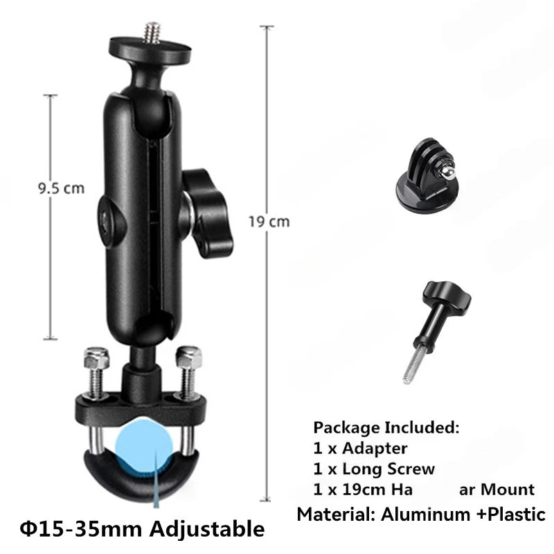 Action Camera Bicycle Motorcycle Handlebar Mount Selfie Stick Bracket