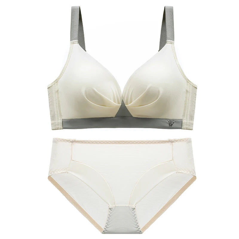Women’s Fashion Lingerie Set – Comfortable Push-Up Bra & Antibacterial Panties