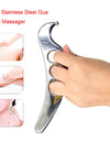 Stainless Steel Gua Sha Guasha Plate Massager Tool Scraper Physical Therapy Loose Muscle Meridian Massage Machine Spa Board Tool