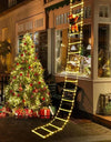 Christmas Decoration LED Ladder Light Strip Climbing Santa Claus Outdoor 8 Modes Christmas Tree For Home Window Christmas Decor