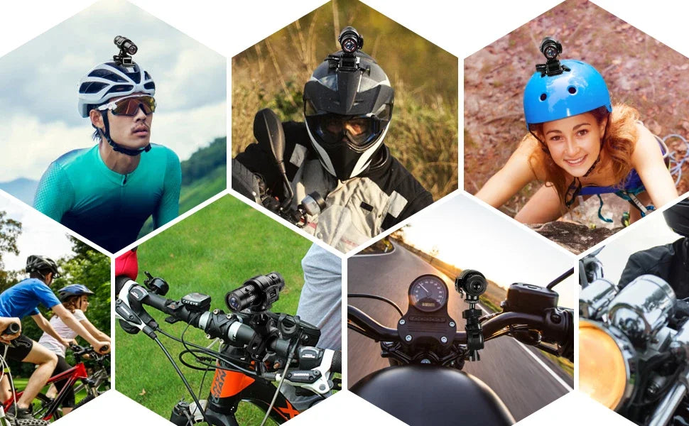 1080P Mini Sports Action Camera Waterproof Bicycle Motorcycle Helmet Cam Dash Cam Portable Outdoor Recording Device