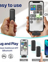 Wireless Lavalier Microphone System Audio Video Recording Microphone Mini Mic for iPhone Android Live Broadcast