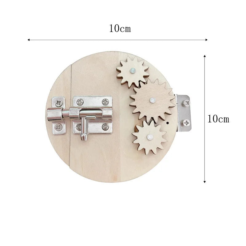 Montessori Activity Busy Board DIY Accessories Material Wooden Toys Busyboard  Early Education Learning Skill Toy Parts